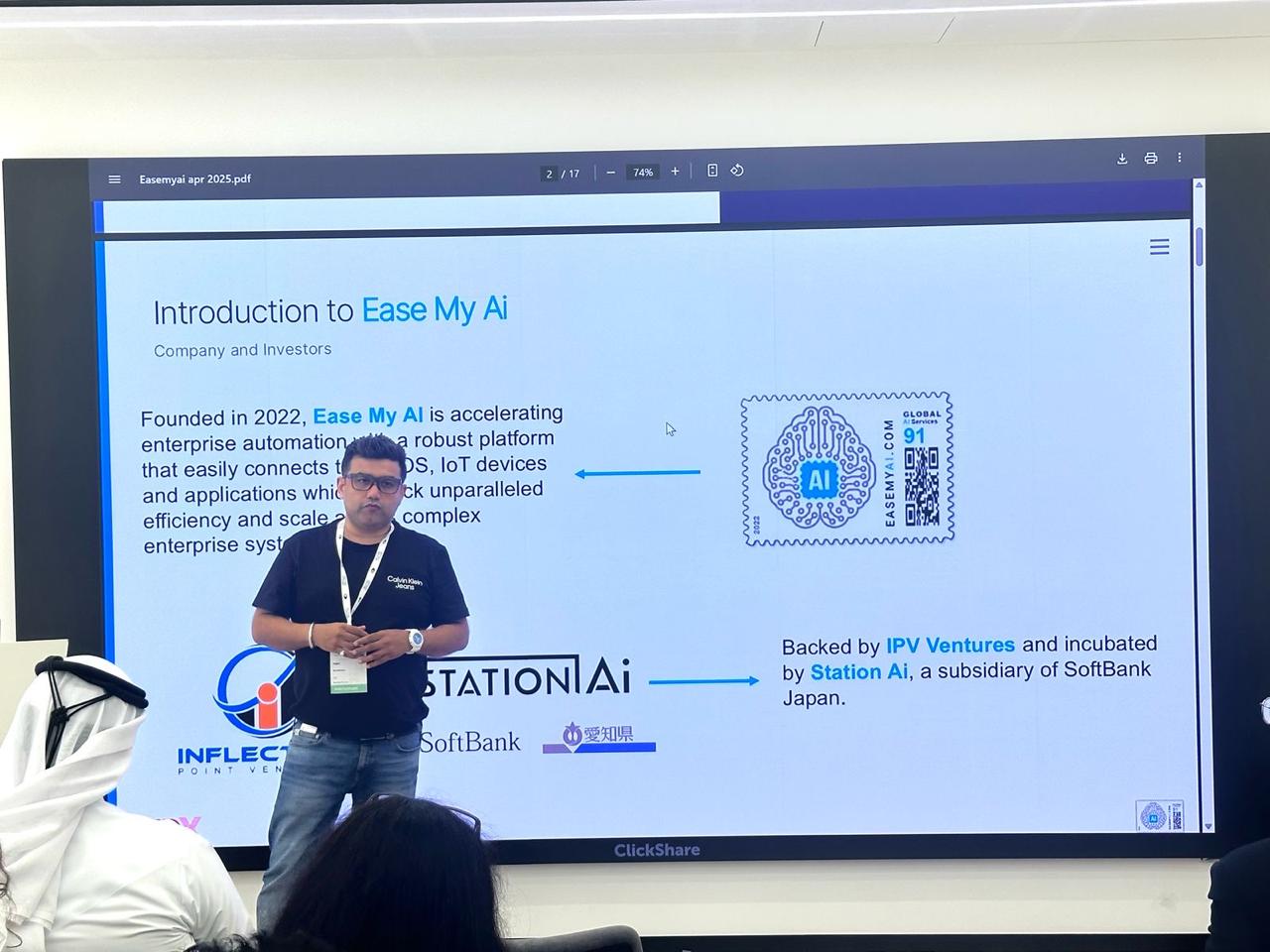 Presenting Ease My AI — backed by IPV Ventures, incubated by Station Ai (SoftBank)